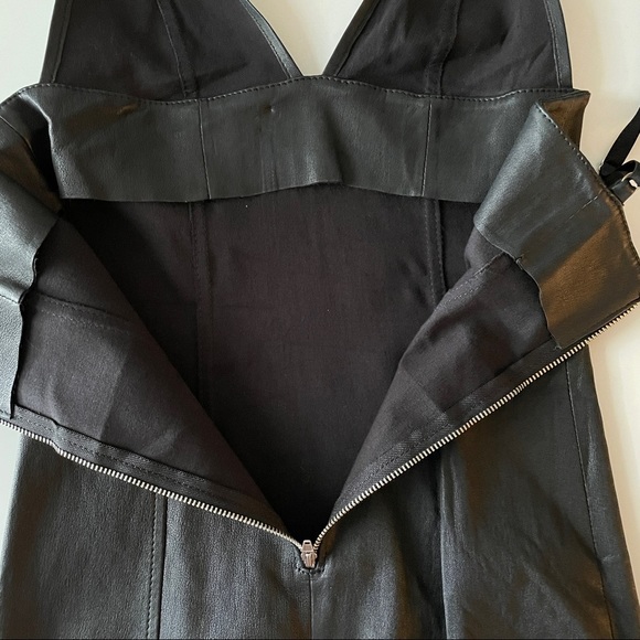 Alexander Wang Leather triangle top mini dress - Picture 13 of 13